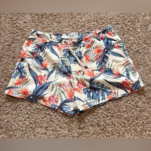 American Eagle Outfitters Floral 5.5in Swim Trunks mens size XL